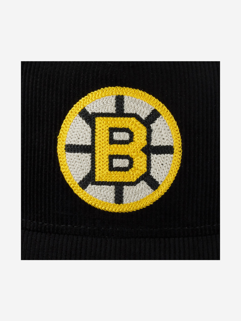 Бейсболка AMERICAN NEEDLE 23022A-BBR Boston Bruins Corduroy Valin NHL (черный)