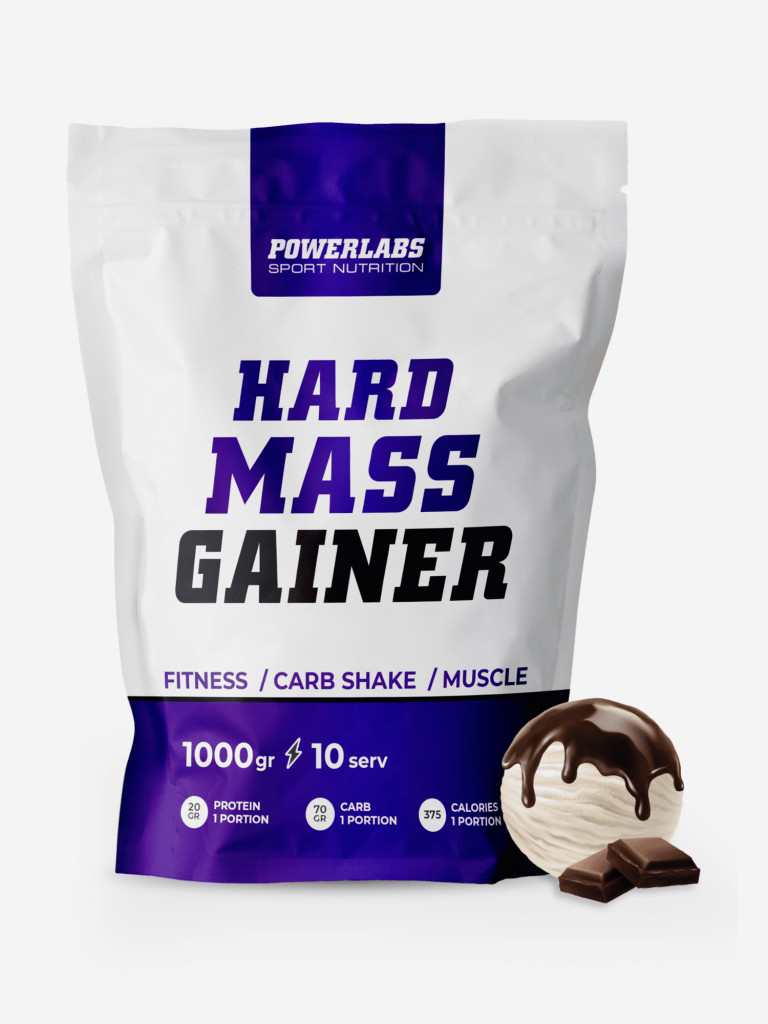 Гейнер, Powerlabs, 1000 г, шоколад