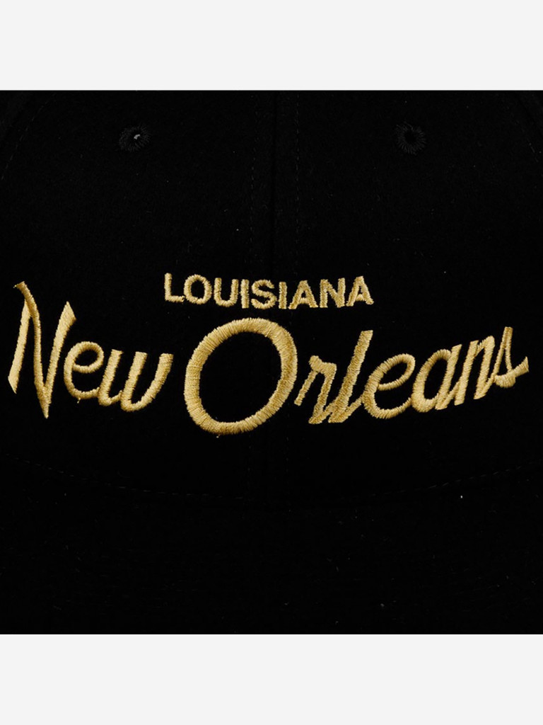 Бейсболка с прямым козырьком HOOD 100-MWL001-LA001-BK New Orleans