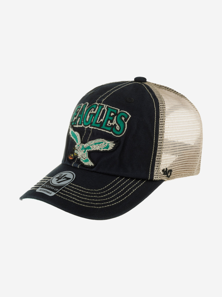 Бейсболка с сеточкой 47 BRAND F-TSCLA24LAP-VB Philadelphia Eagles NFL (черный)