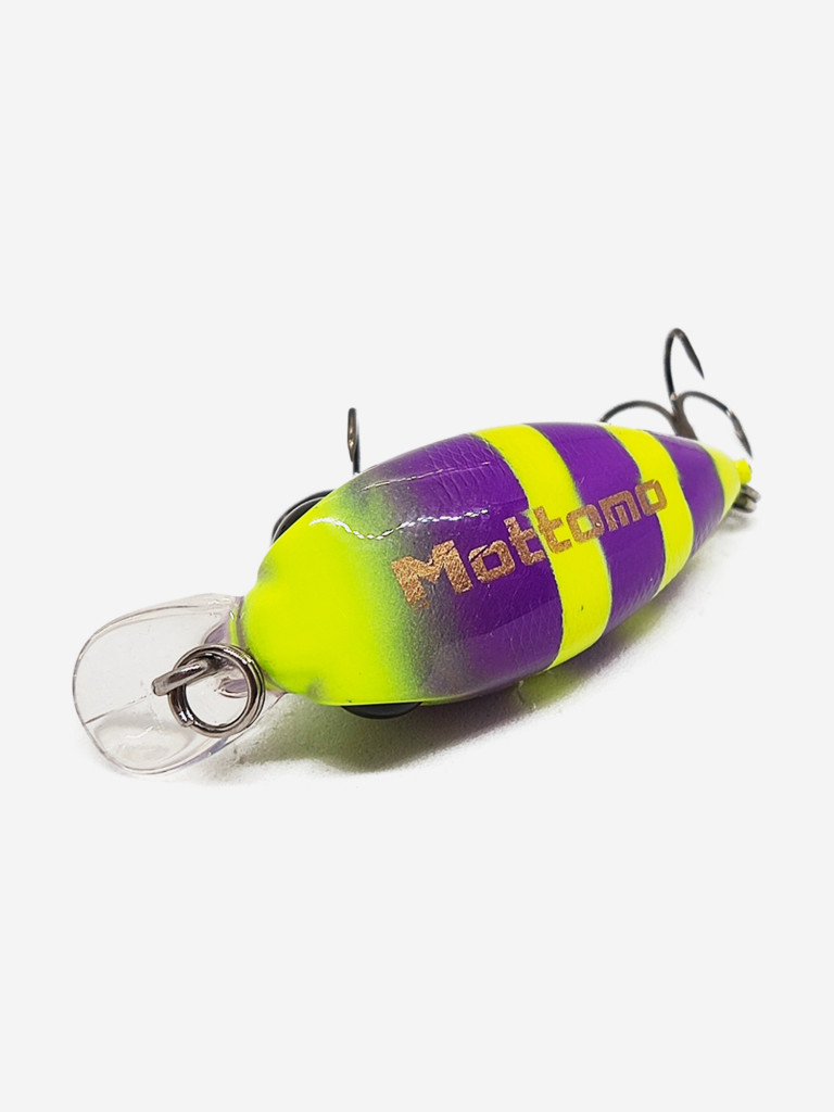 Воблер Mottomo Stalker 36F 3,5g Violet Chartreuse