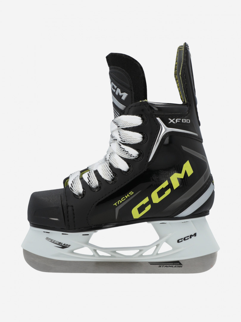 Коньки хоккейные детские CCM Tacks XF 80 YTH 31568750299 Черный, размер 27,28.5,25,26, фото 1