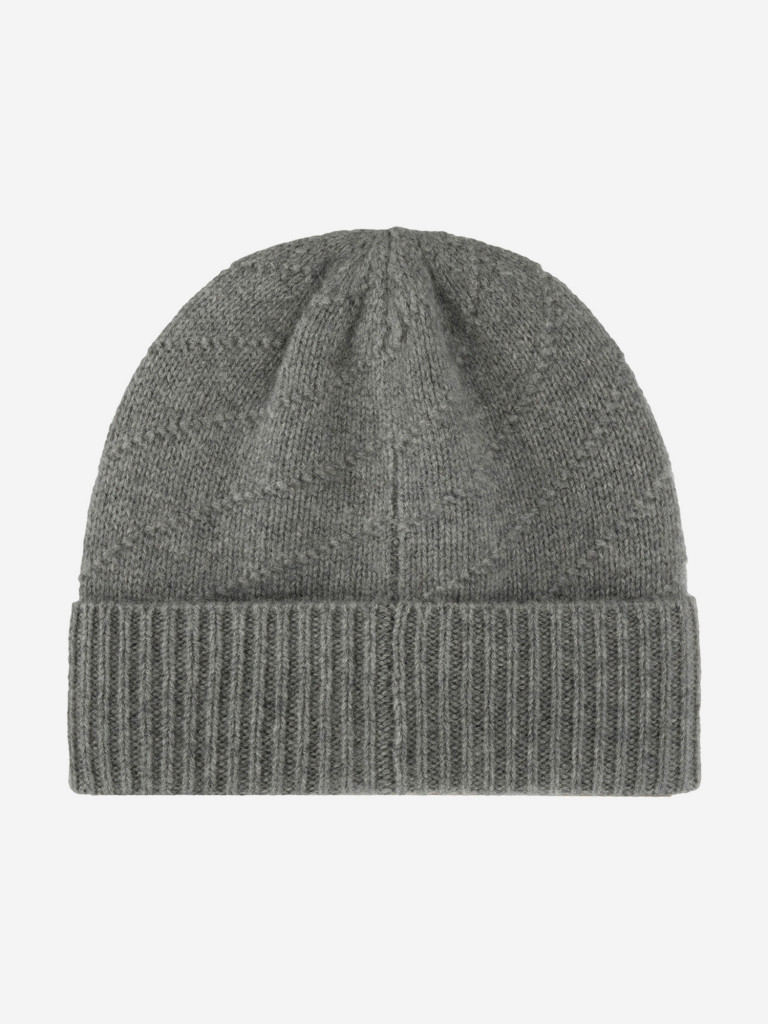 Шапка с отворотом STETSON 8599218 BEANIE CASHMERE (серый)