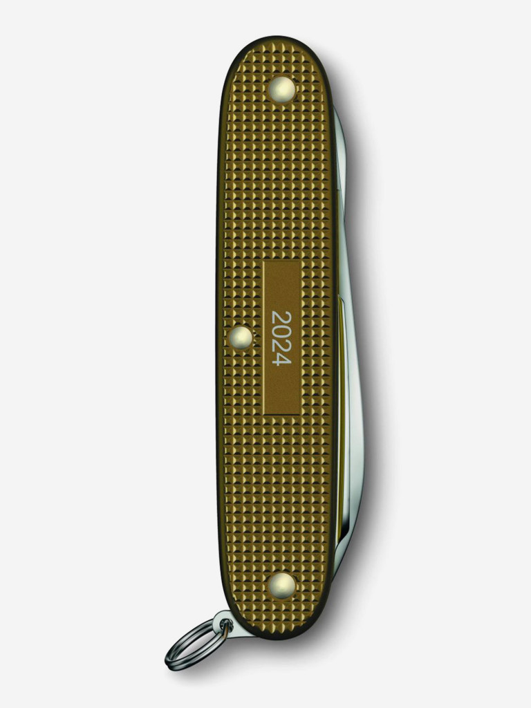 Складной нож Victorinox Pioneer X Alox LE 2024, функций: 9, 93мм, коричневый, коробка подарочная, 0.8231.l24