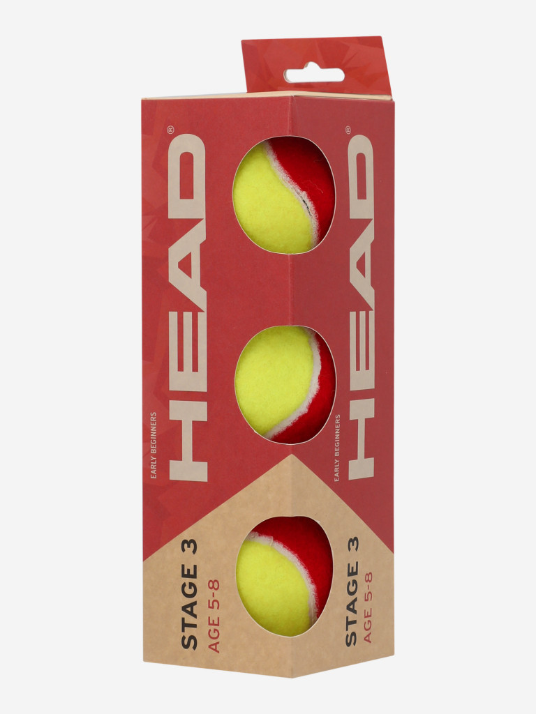 Мяч для большого тенниса Head T.I.P. Red, 3 шт
