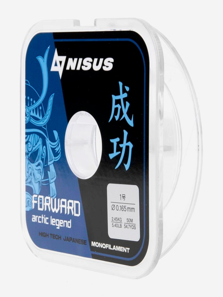Леска для рыбалки Nisus FORWARD ARCTIC LEGEND Nylon 0,165мм, 50м, 2,45кг, прозрачный