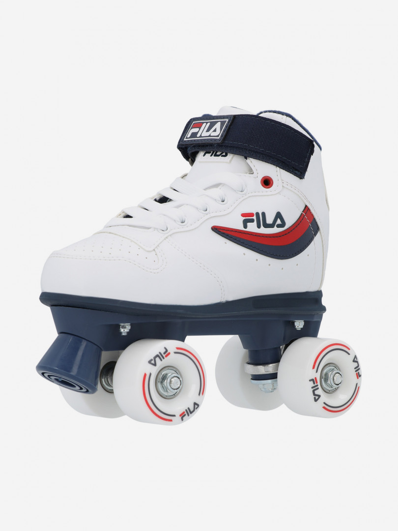 фото Роликовые коньки женские fila quad ace, белый