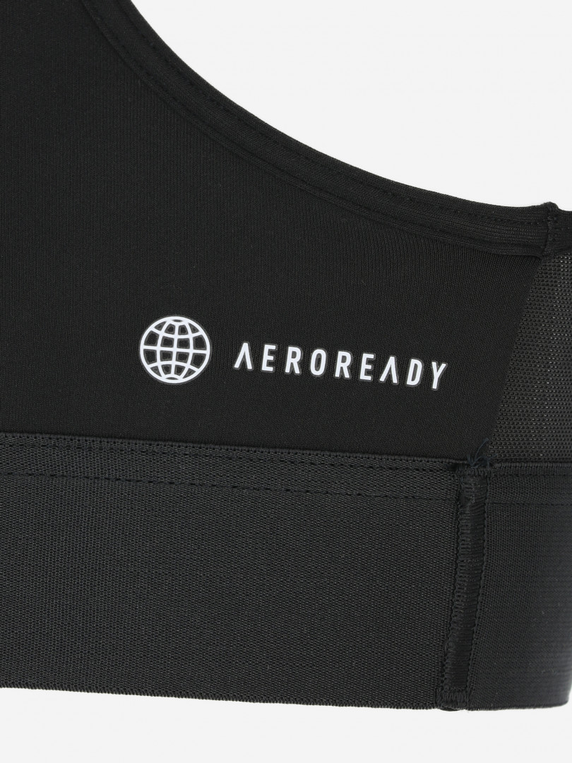 Спортивный топ бра для девочек adidas 28911370299 Черный, размер 128, фото 6