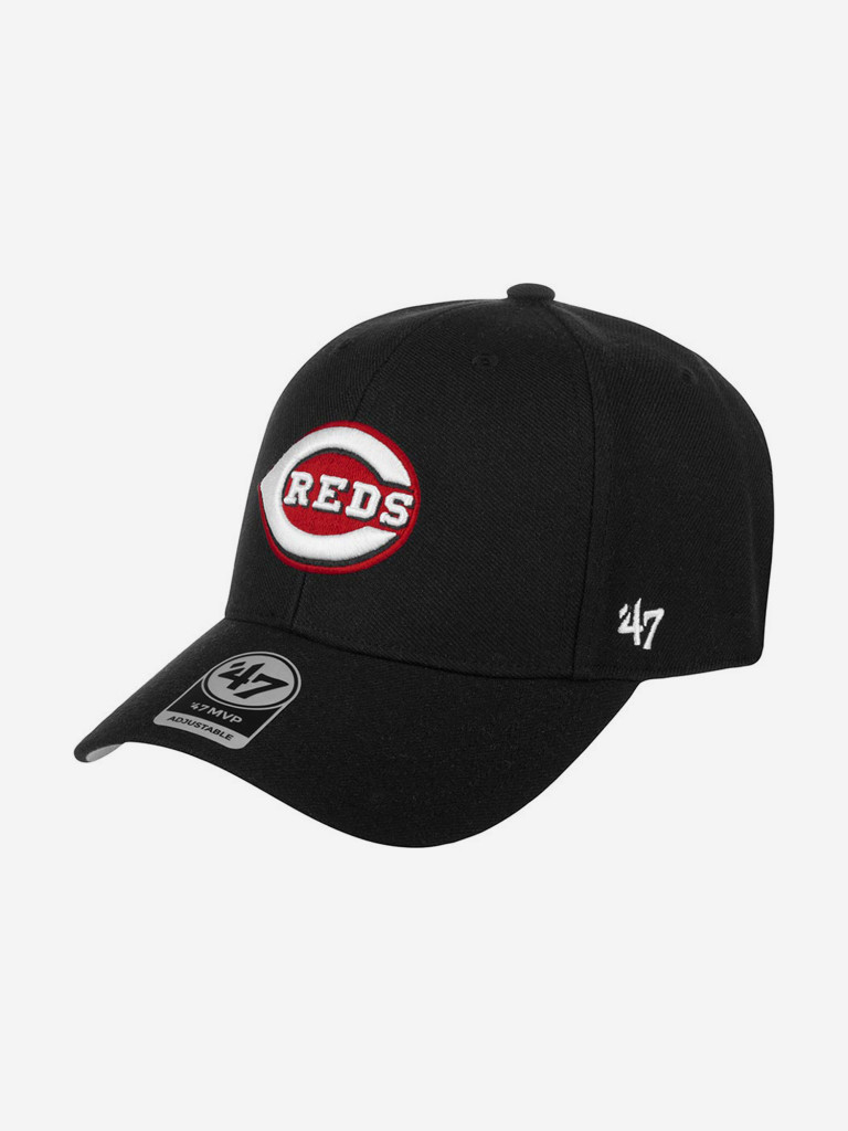 Бейсболка 47 BRAND B-MVP07WBV Cincinnati Reds MLB (черный)