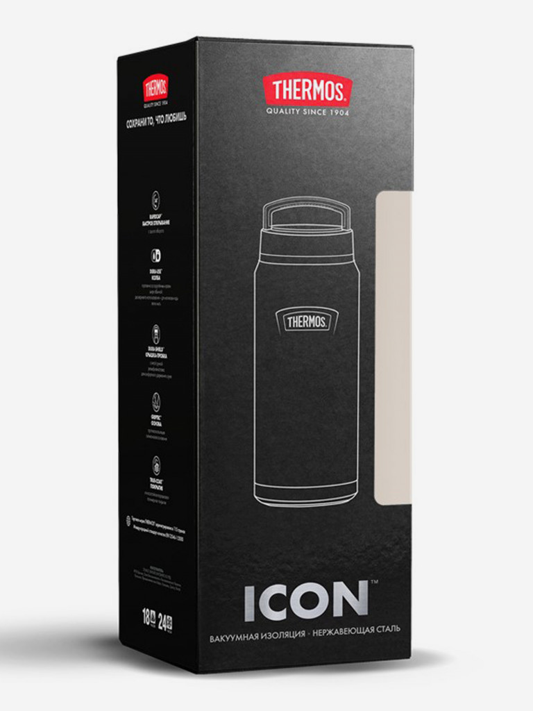 Термобутылка для чая 1,2 л THERMOS ICON-212 белая