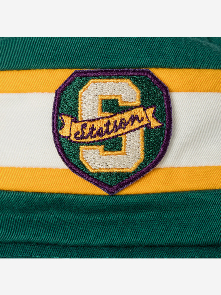 Панама STETSON 1811136 BUCKET COTTON COLOR BLOCK (зеленый)