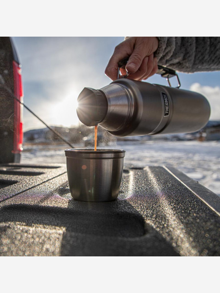 Термос для чая 1,2 л THERMOS KING-2010 стальной цвет