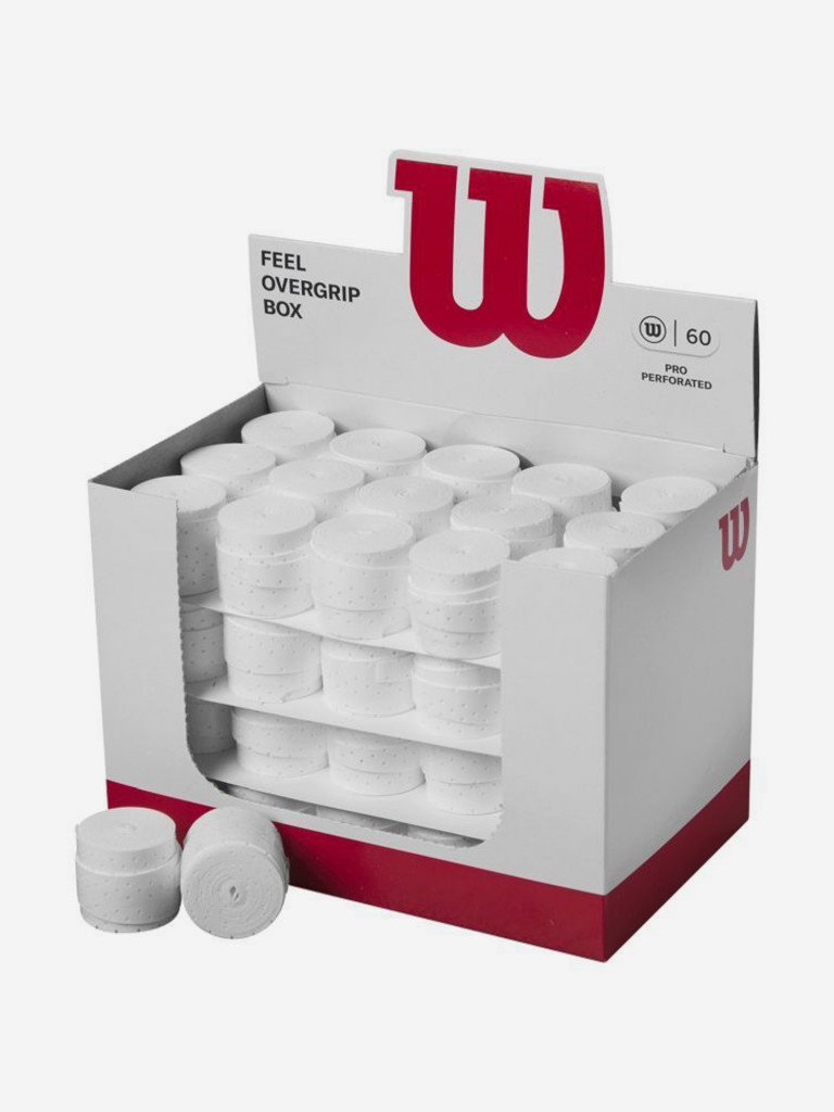 Намотка верхняя Wilson PRO FEEL Perforated BOX 60Р Белый