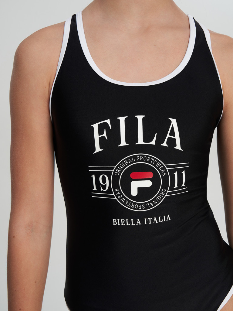 Купальник слитный для девочек FILA