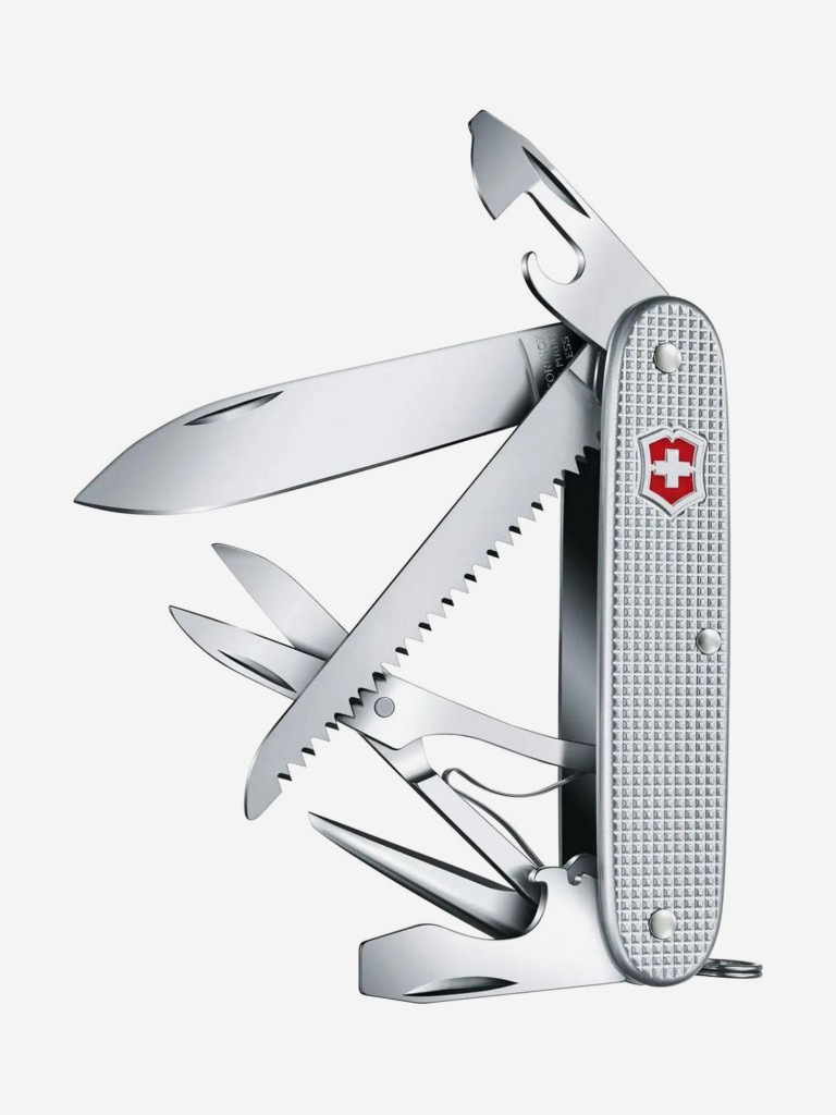 Нож перочинный Victorinox Farmer X Alox, серебристый, 0.8271.26