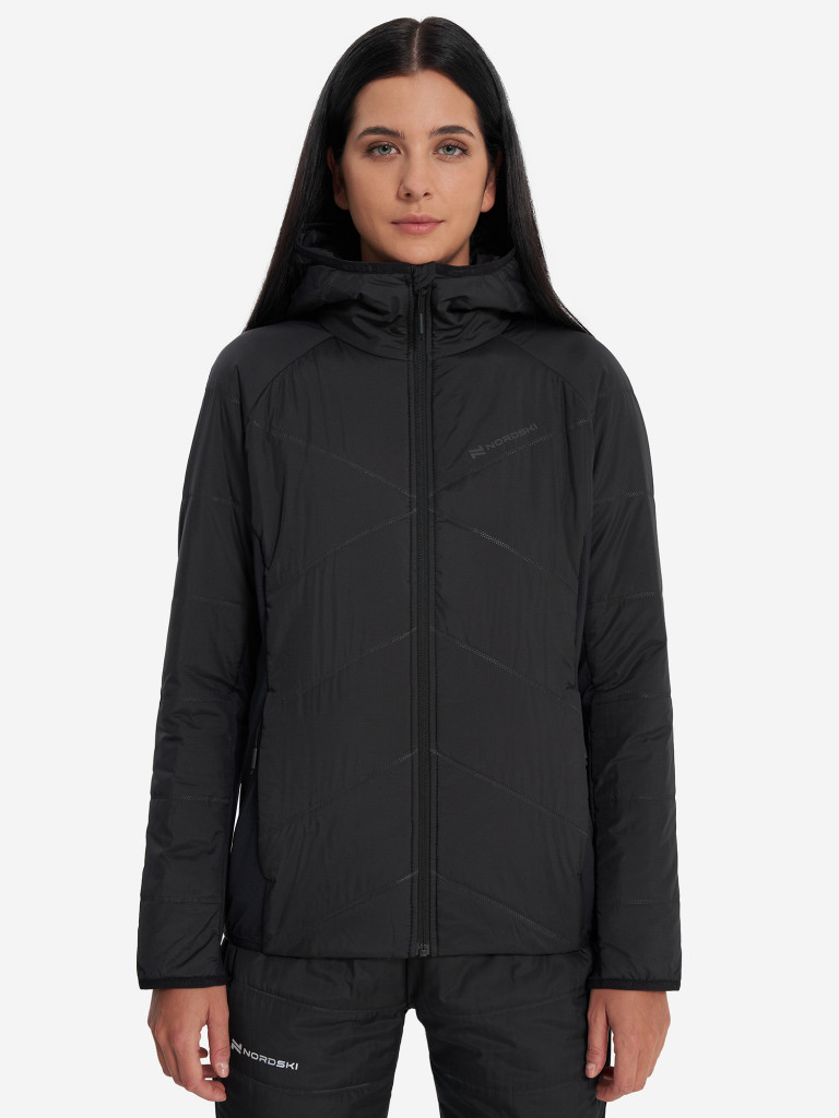 Куртка для беговых лыж женская Nordski Hybrid Warm 2.0
