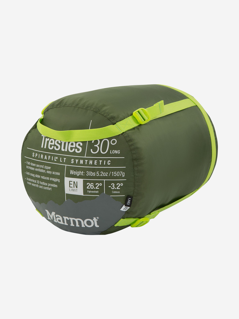 Спальный мешок Marmot Trestles 30 -3 Long левосторонний