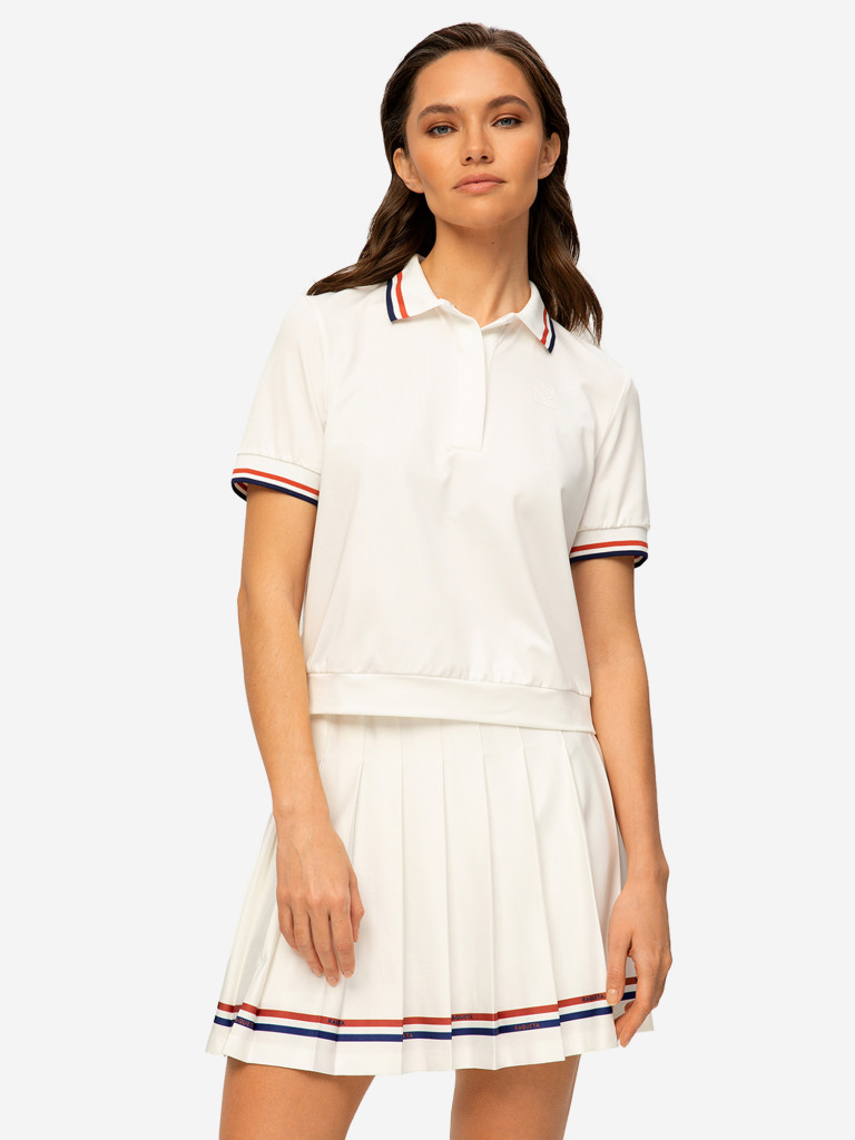 Поло женское RAQUETA SPORT High-grade, Neutro/Brick/Navy
