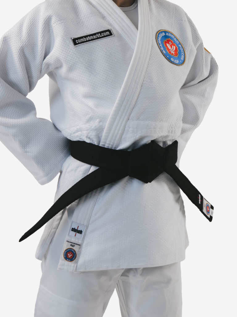 Кимоно для дзюдо подростковое Clinch Judo Gold FDR белое