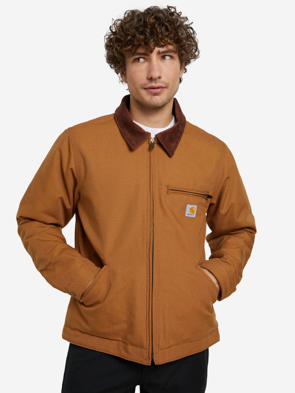 Куртка мужская Carhartt коричневый цвет — купить за 20999 руб. со скидкой 30 %, отзывы в интернет-магазине Спортмастер