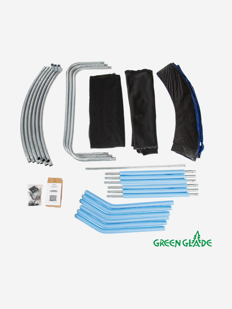 Батут 10-футовый с лестницей Green Glade B102-B003