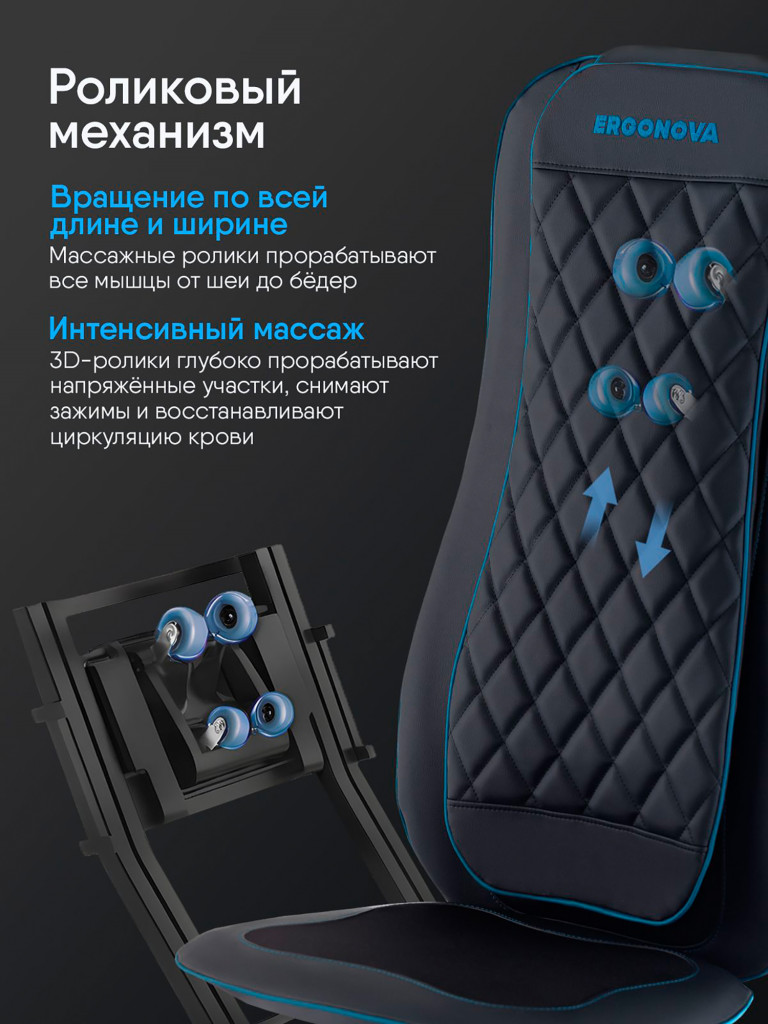 Массажная накидка на кресло Ergonova Feelback 4 LTE с подогревом