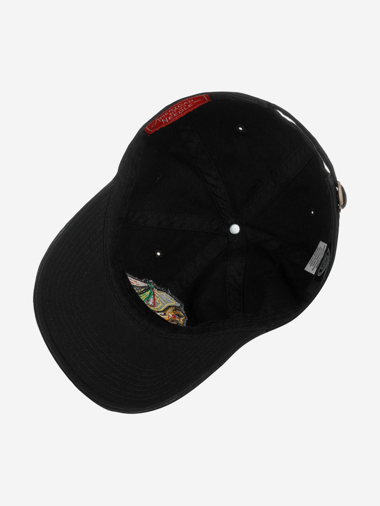 Бейсболка AMERICAN NEEDLE 40742A-CBH Chicago Blackhawks Blue Line NHL (черный)