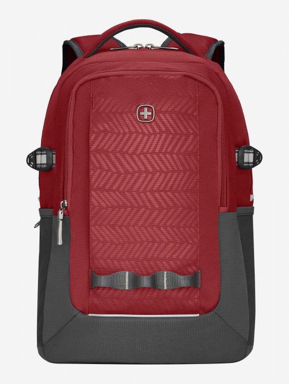 Рюкзак WENGER NEXT Ryde 16", красный/антрацит, переработанный ПЭТ/Полиэстер, 32х21х47 см, 26 л.