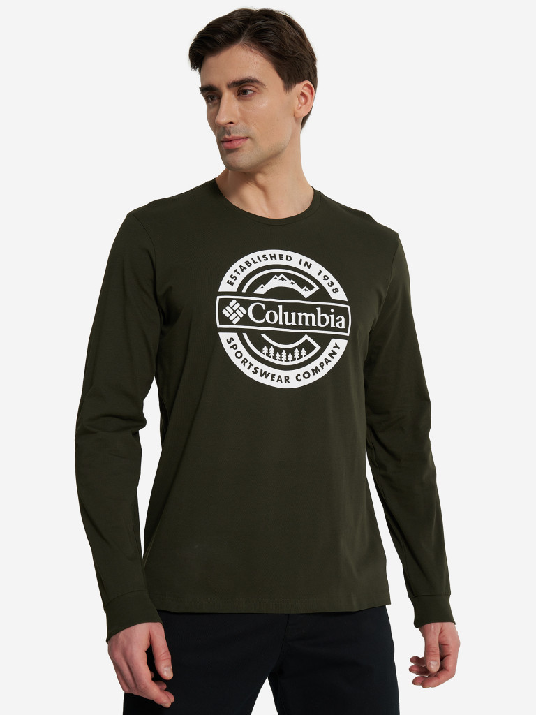 Лонгслив мужской Columbia Rockaway River Graphic Ls Tee