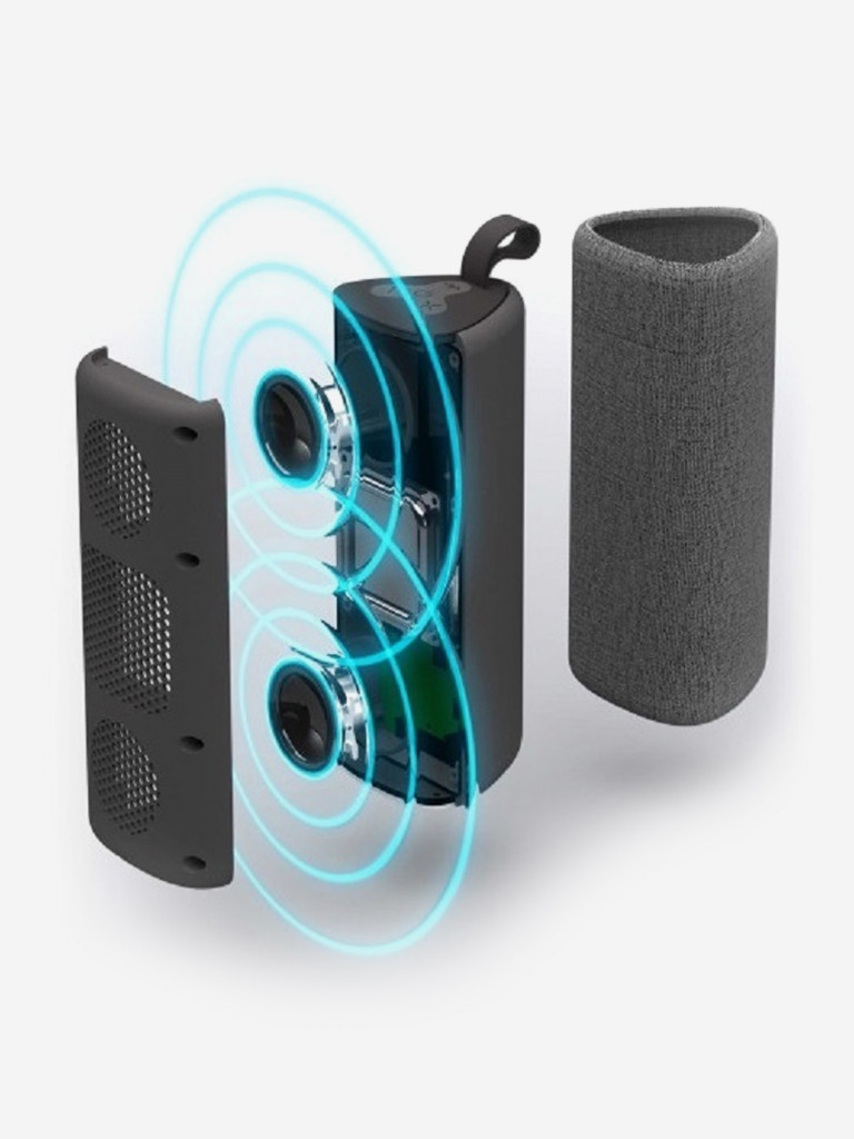 Легкая, обтянутая стильной тканью, блютуз колонка Technisat BLUSPEAKER TWS , 0000/9118, Германия