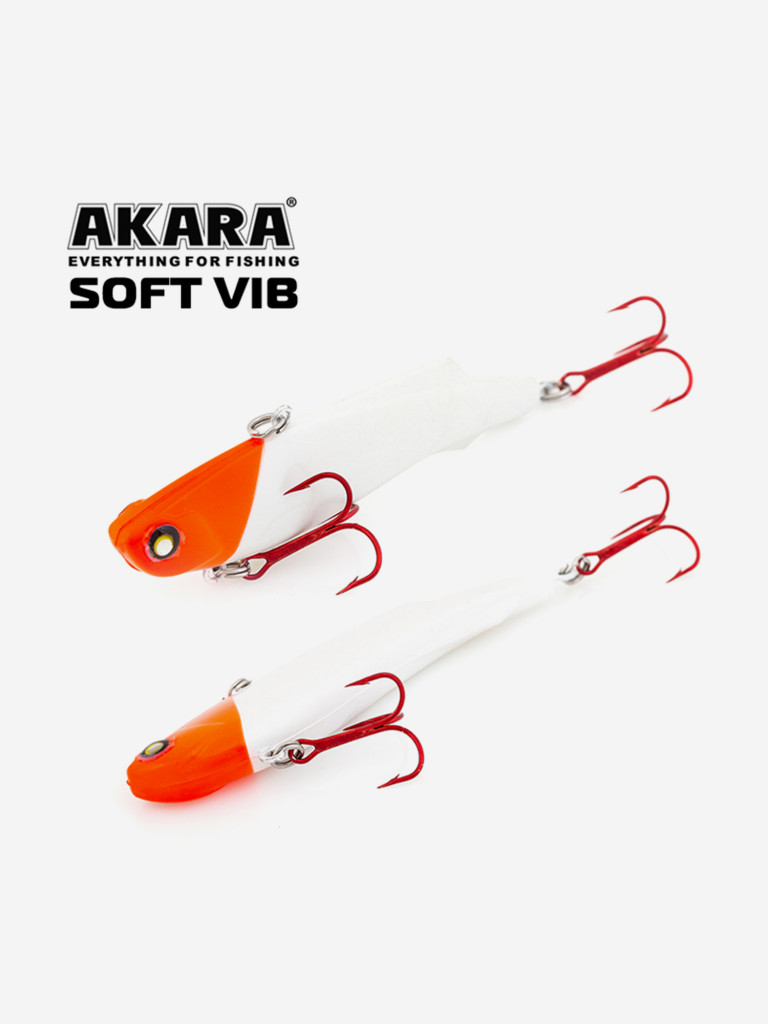 Воблер ратлин Akara Soft Vib 105мм 38г A3 виб зимний на щуку, судака