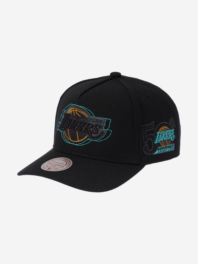Бейсболка MITCHELL NESS HP15502-LALBLCK Los Angeles Lakers NBA
