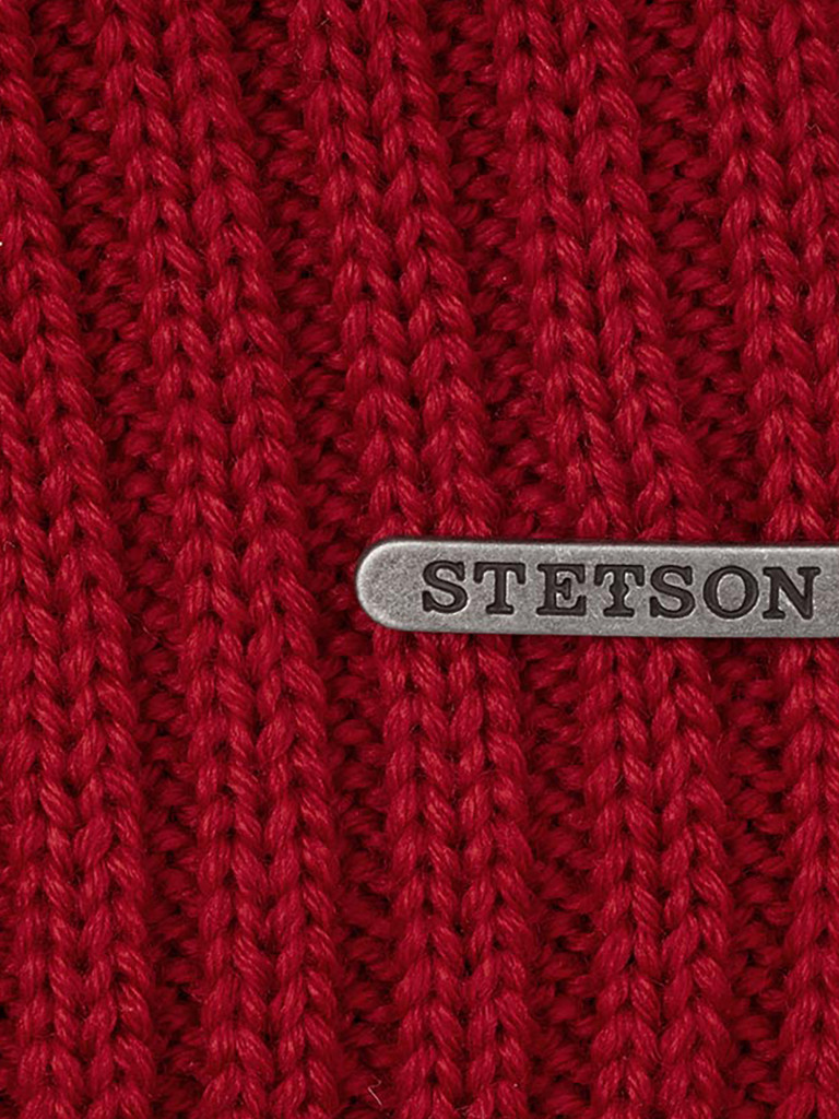 Шапка с отворотом STETSON 8519301 NORTHPORT (красный)