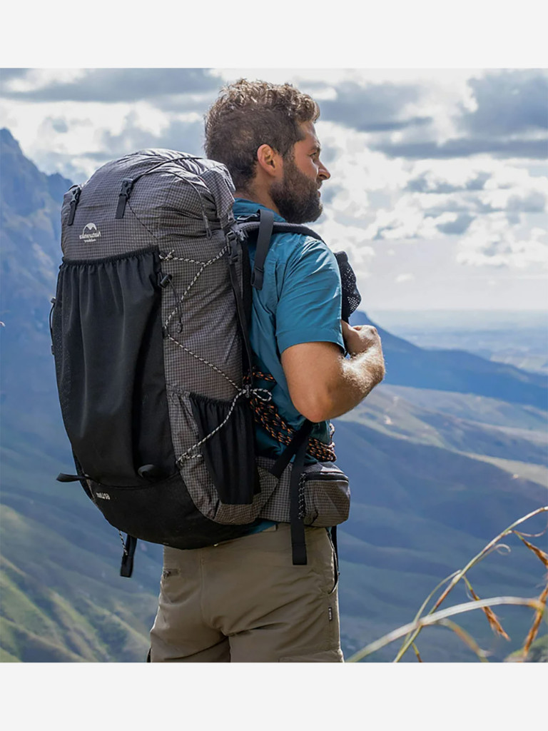 Рюкзак туристический Naturehike 60 л, черный