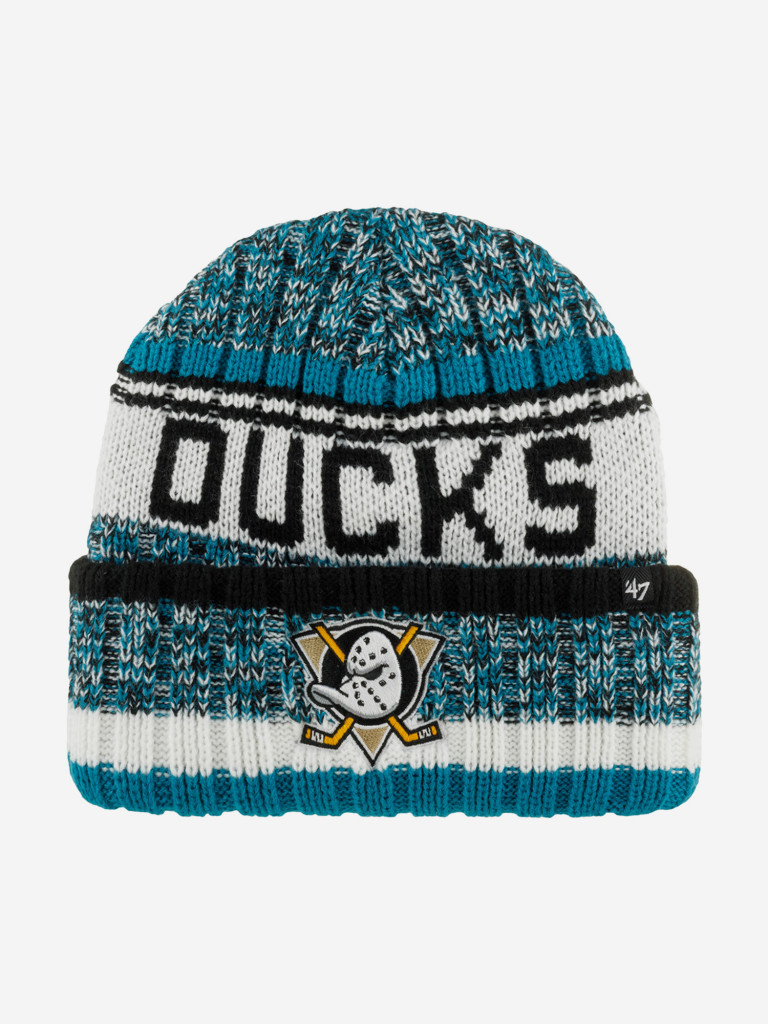 Шапка с отворотом 47 BRAND H-QTOSS25ACE-BK Anaheim Ducks NHL (зеленый)