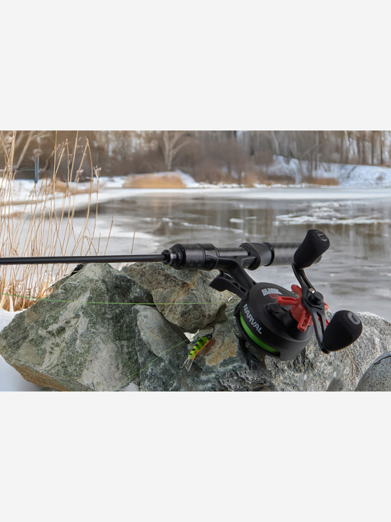 Зимняя катушка Narval Frost Black Ice 2.5:1 3+1BB #Red