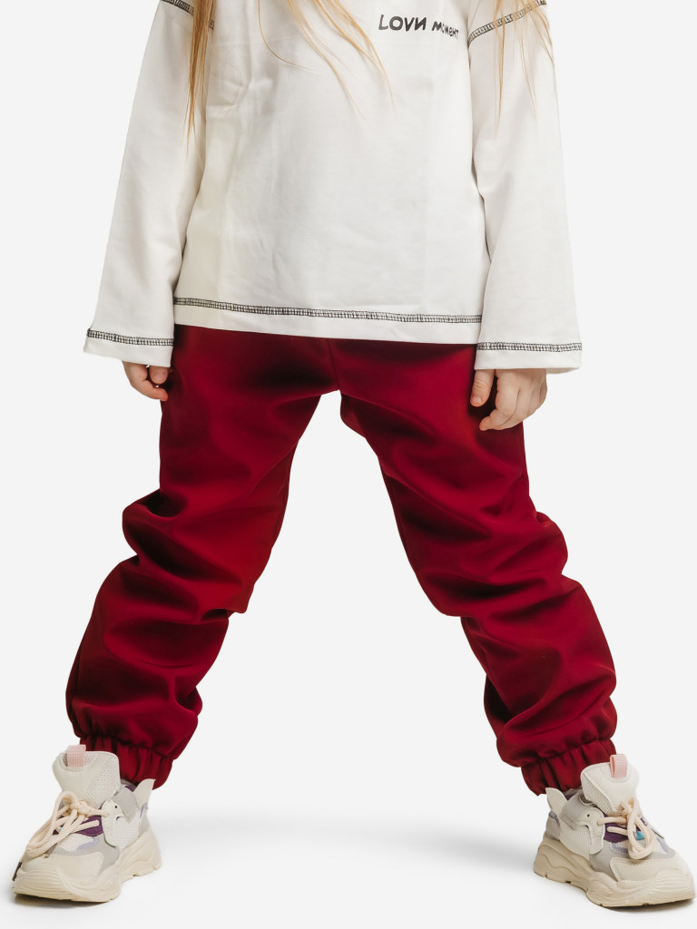 Штаны непромокаемые демисезонные Sherysheff В25277 Бордовый