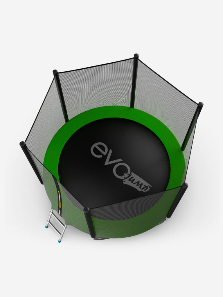 Батут каркасный EVO JUMP External 8ft + нижняя защитная сеть, диаметр 244 см