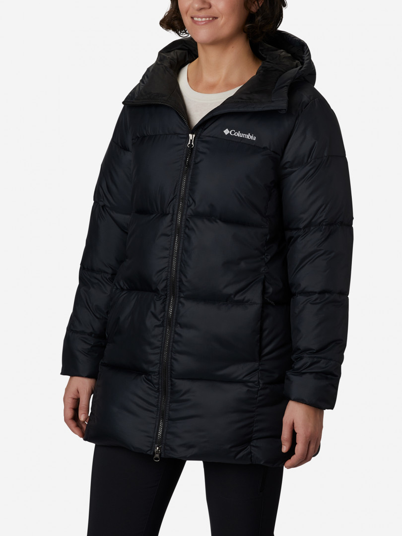 Куртка утепленная женская Columbia Puffect II Mid Hooded Jacket, Черный