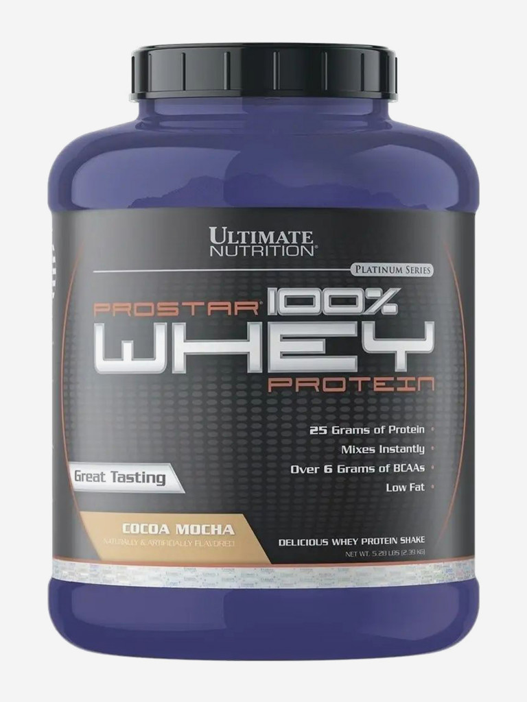 Протеин Ultimate Nutrition Prostar Whey, 2390 г, Какао и мокко