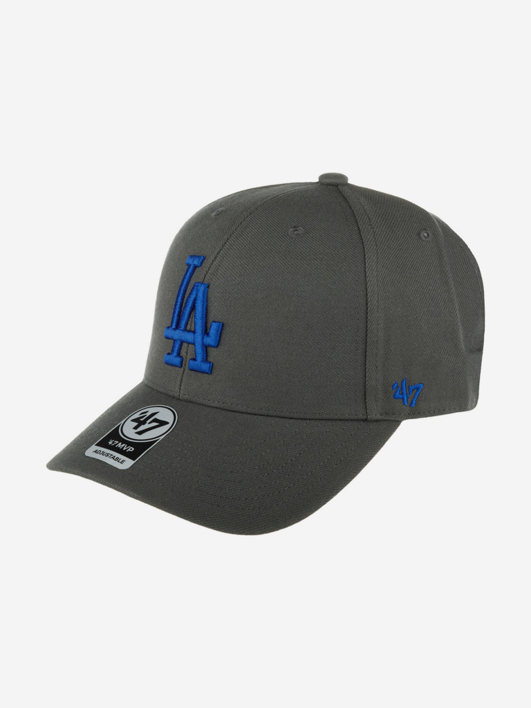 Бейсболка 47 BRAND B-MVP12WBV-CCR Los Angeles Dodgers MLB (серый)
