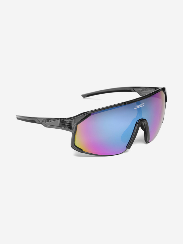 Очки спортивные солнцезащитные KV+ ALPHA glasses grey crystal/crystal purple, SG15.91