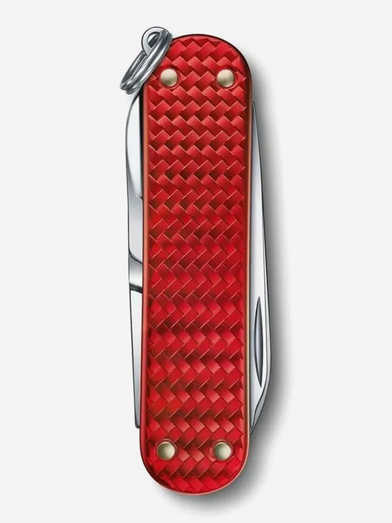 Складной нож Victorinox Classic Precious Alox, функций: 5, 58мм, красный , коробка подарочная, 0.6221.401g