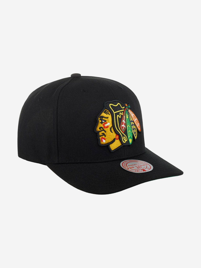 Бейсболка MITCHELL NESS HHSS5370-CBHYYPPPBLCK Chicago Blackhawks NHL (черный)