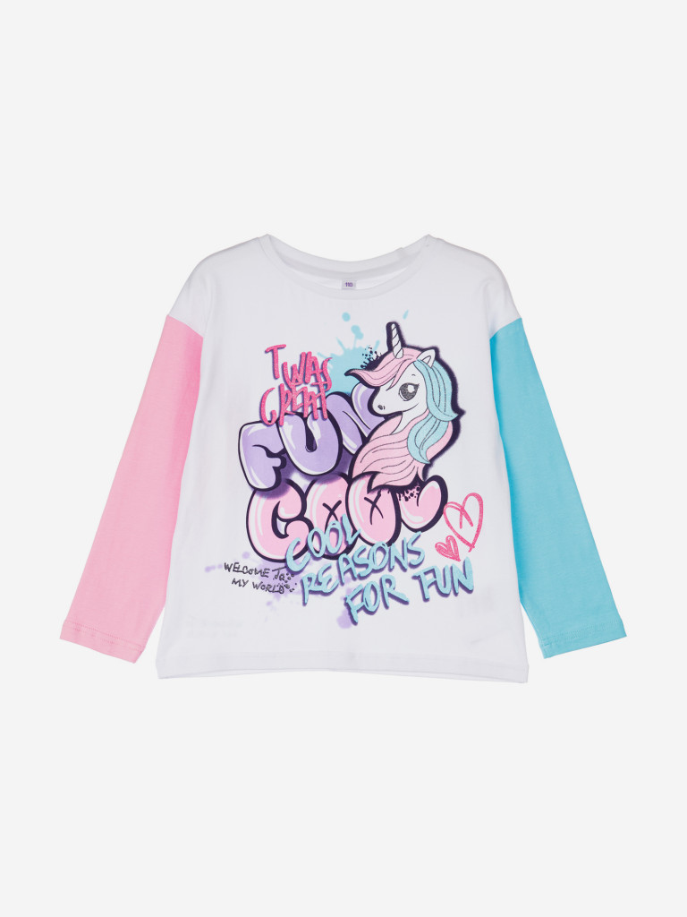 Лонгслив для девочек PlayToday