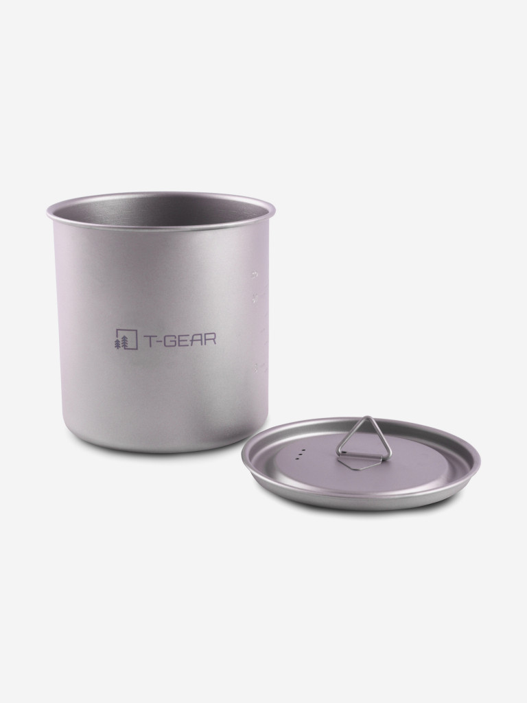 Кружкa с крышкой титановая T-Gear Titanium Mug With Lid 700