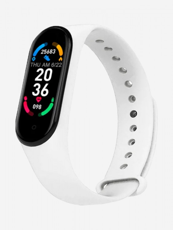 Смарт-часы BandRate Smart BRSM66BW с будильником, пультом ДУ, трекером сна