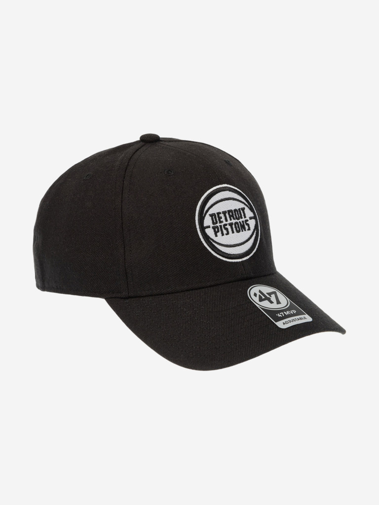 Бейсболка 47 BRAND K-MVP07WBV-BKW Detroit Pistons NBA (черный)