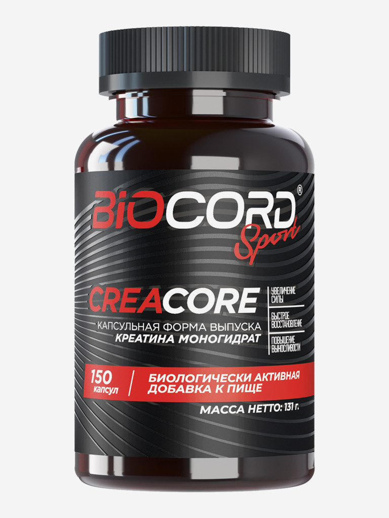 Креатин Creacore, Biocord Sport, 150 капсул массой 870 мг