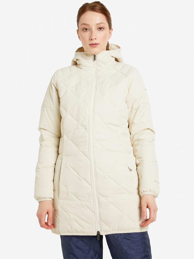 фото Пуховик женский columbia ashbury down ii jacket, бежевый